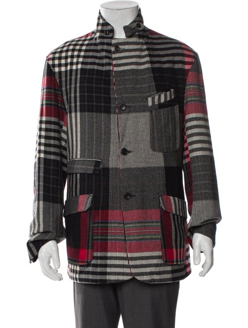 Engineered Garments Wool Plaid Print Jacket