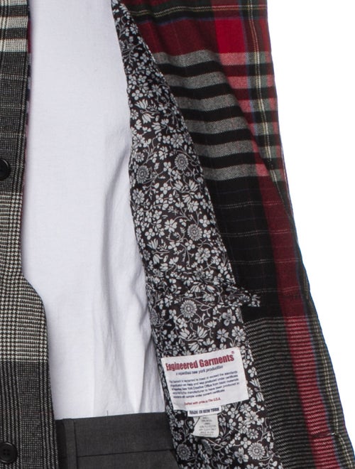 Engineered Garments Wool Plaid Print Jacket