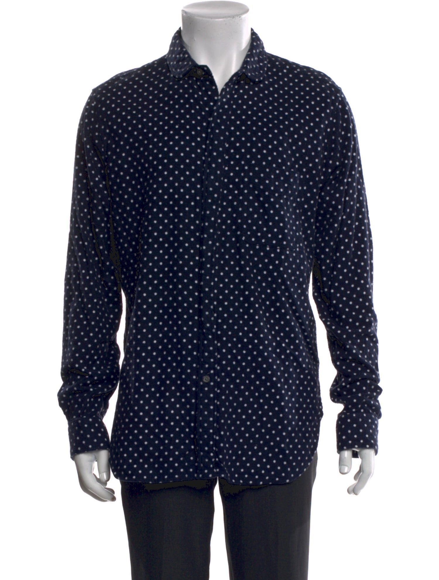 Engineered Garments Polka Dot Print Long Sleeve Shirt