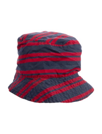 Engineered Garments Cotton Blue & Red Pattern Print Bucket Hat