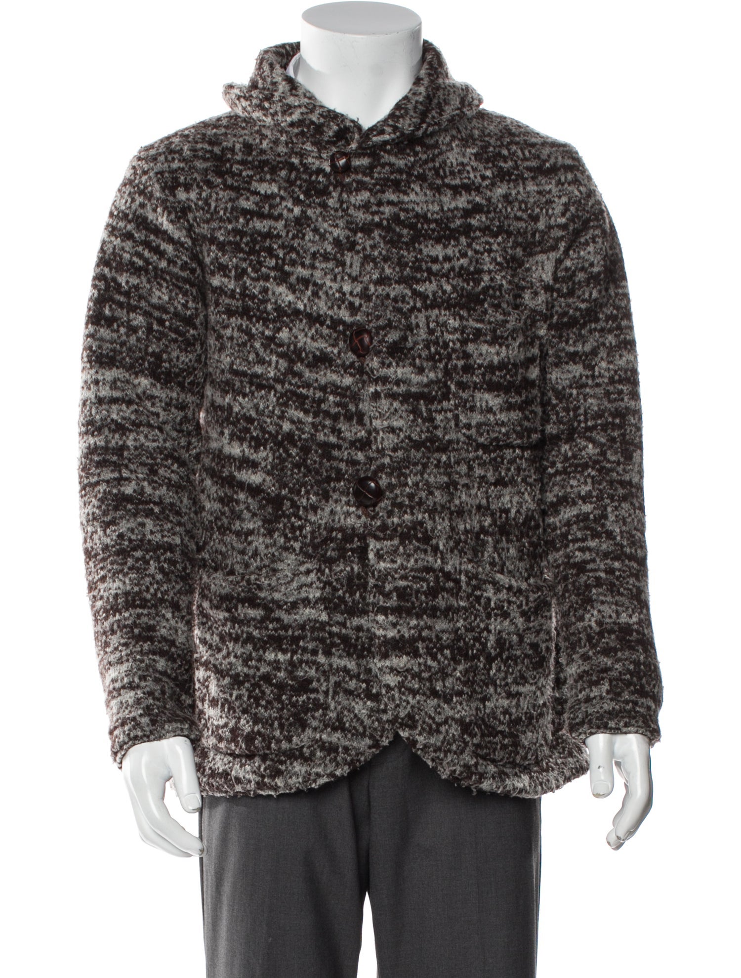 Engineered Garments Printed Collar Cardigan