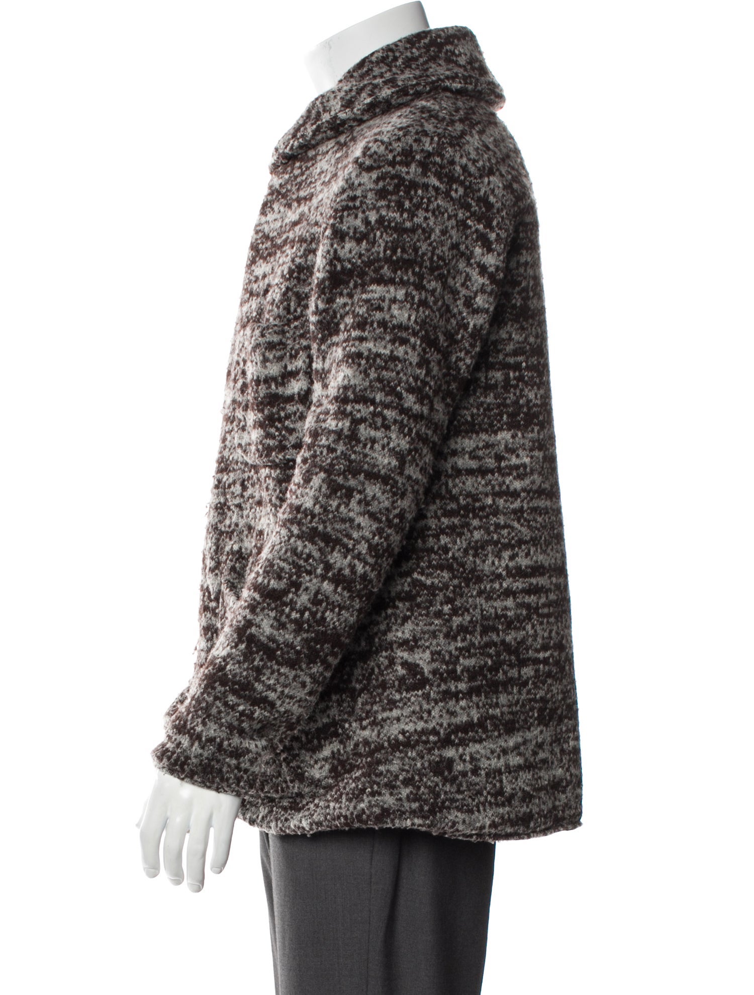 Engineered Garments Printed Collar Cardigan