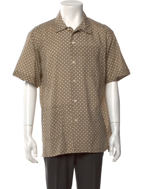 Engineered Garments Polka Dot Print Short Sleeve Shirt