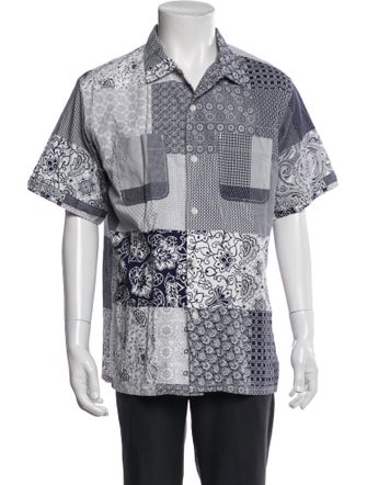 Engineered Garments Paisley Print Short Sleeve Shirt