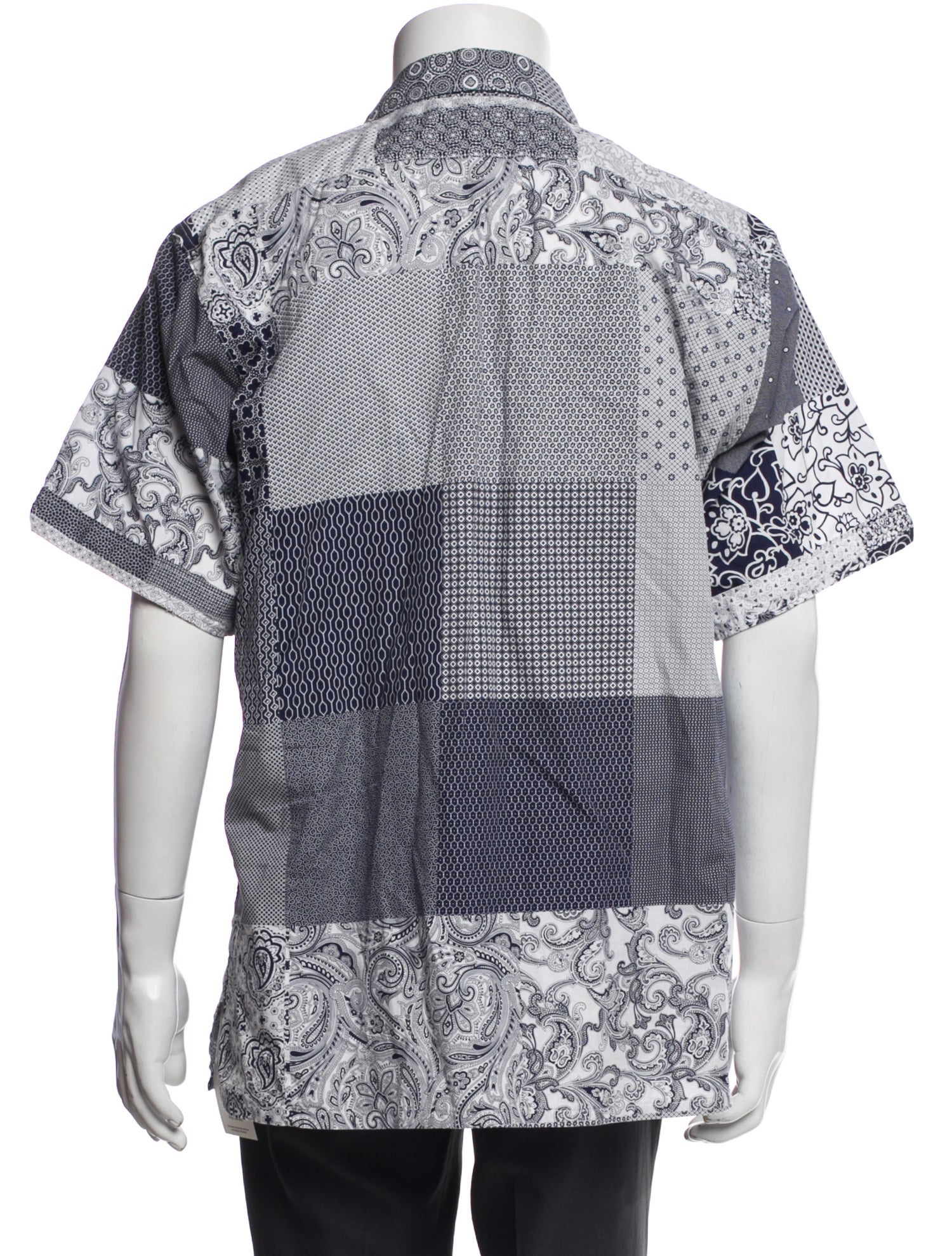 Engineered Garments Paisley Print Short Sleeve Shirt