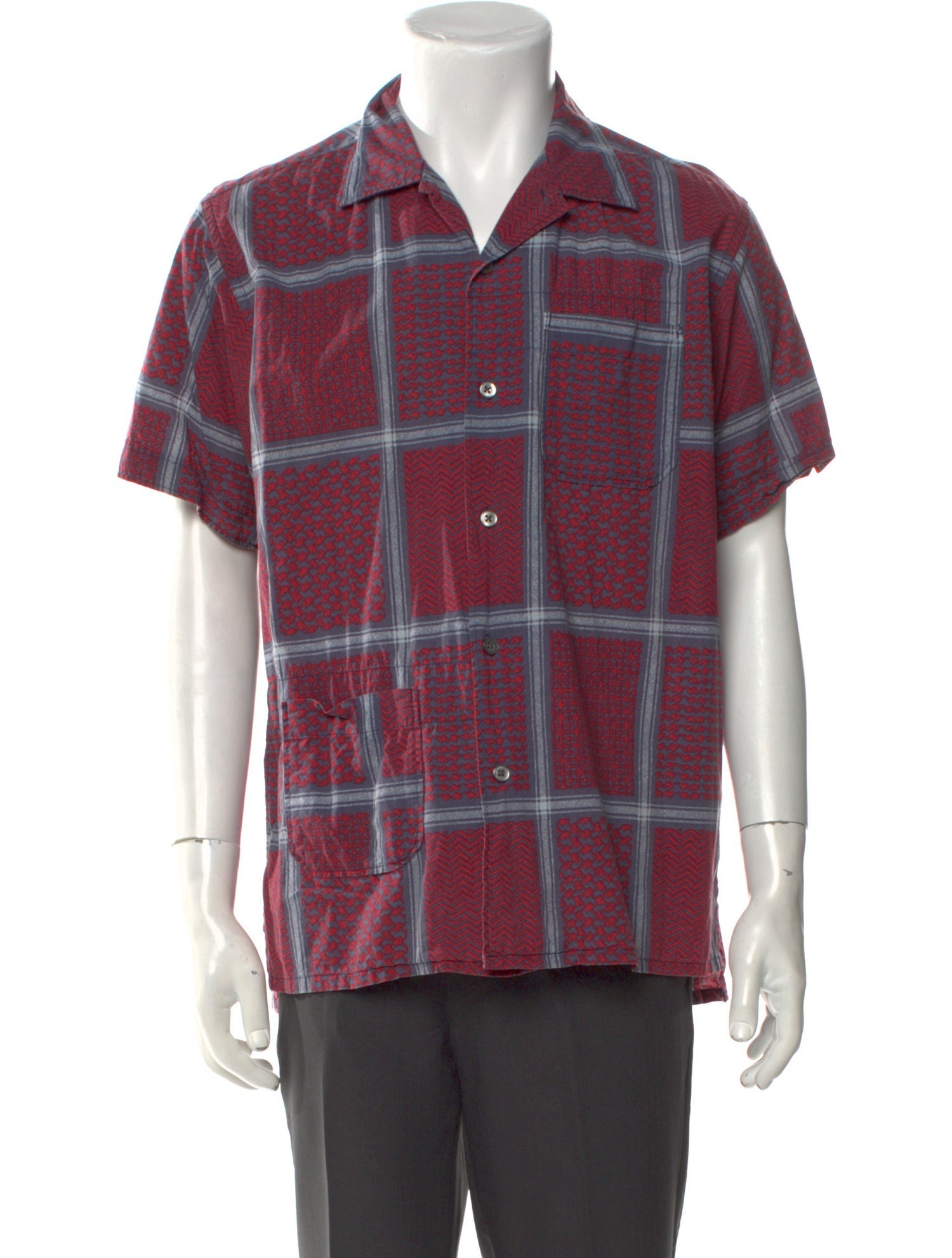 Engineered Garments Printed Short Sleeve Shirt