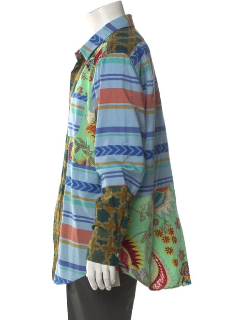 Engineered Garments Patterned Long Sleeve Shirt