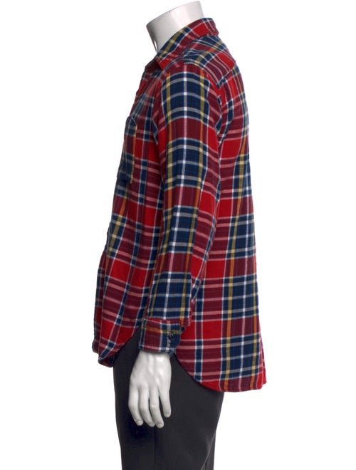 Engineered Garments Plaid Print Long Sleeve Shirt