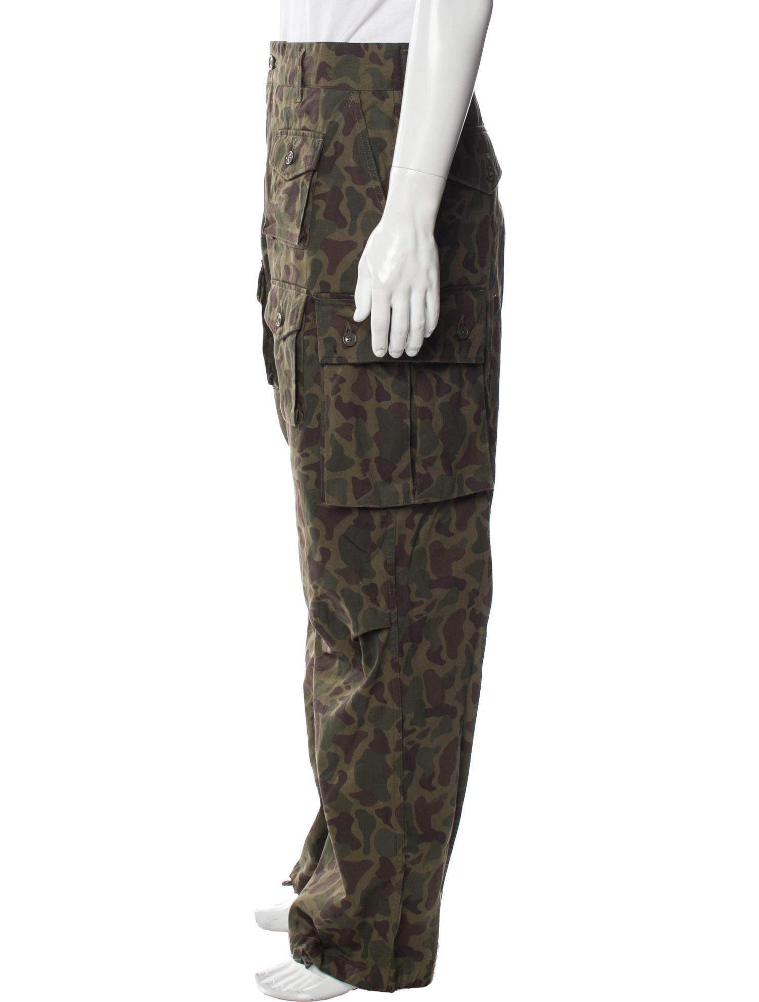 Engineered Garments Camouflage Print Cargo Pants