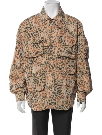 Engineered Garments Animal Print Trucker Jacket