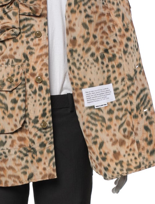 Engineered Garments Animal Print Trucker Jacket