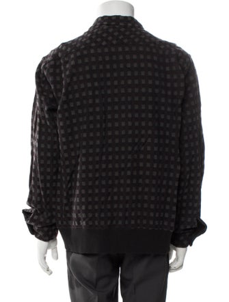 Engineered Garments Plaid Print Trucker Jacket