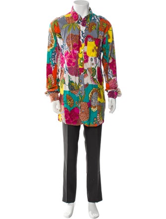 Engineered Garments Printed Long Sleeve Shirt