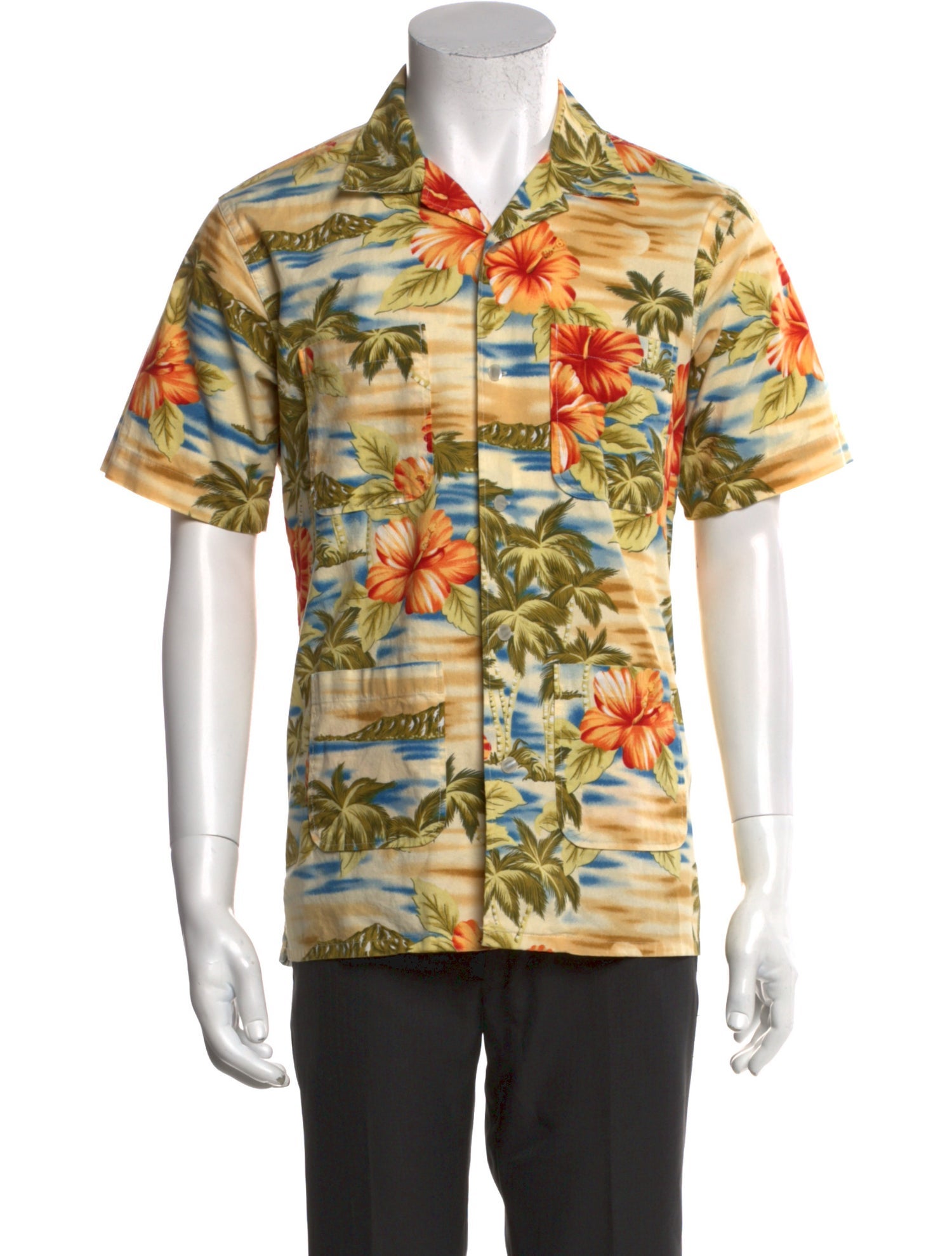 Engineered Garments Printed Short Sleeve Shirt