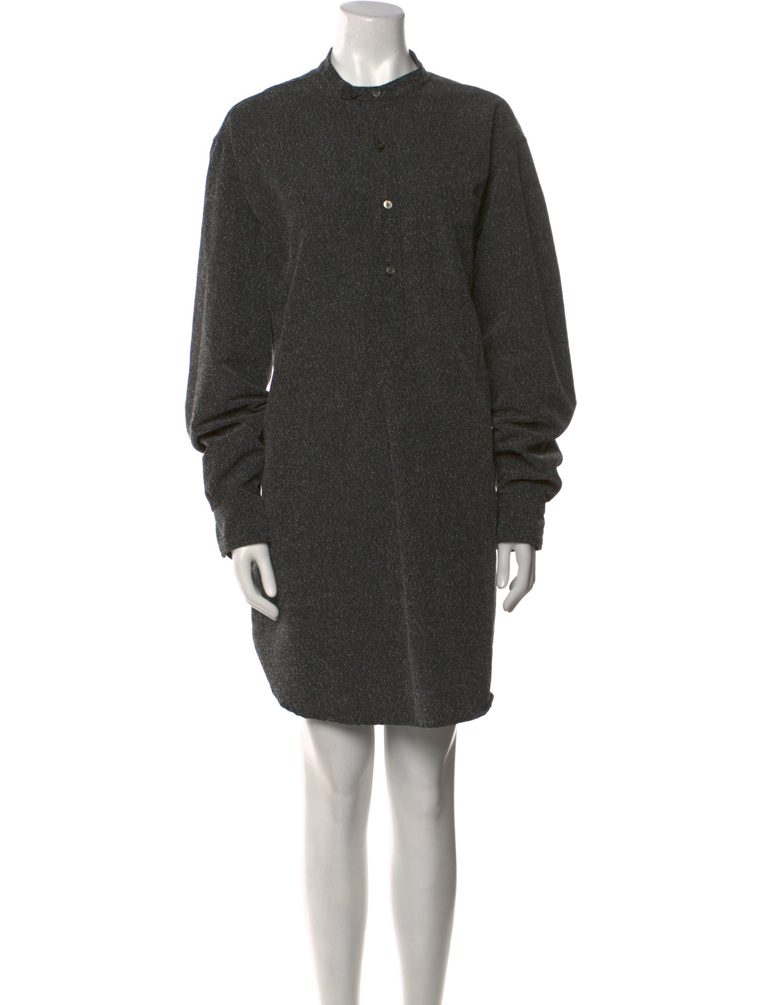 Engineered Garments Mock Neck Knee-Length Dress