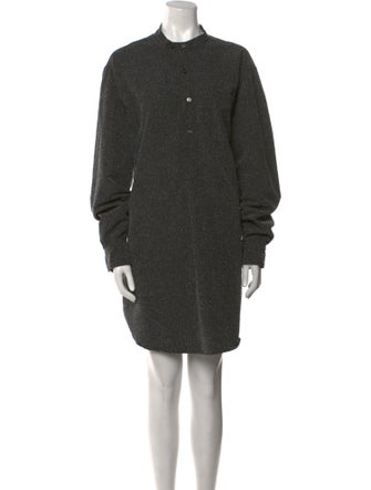 Engineered Garments Mock Neck Knee-Length Dress
