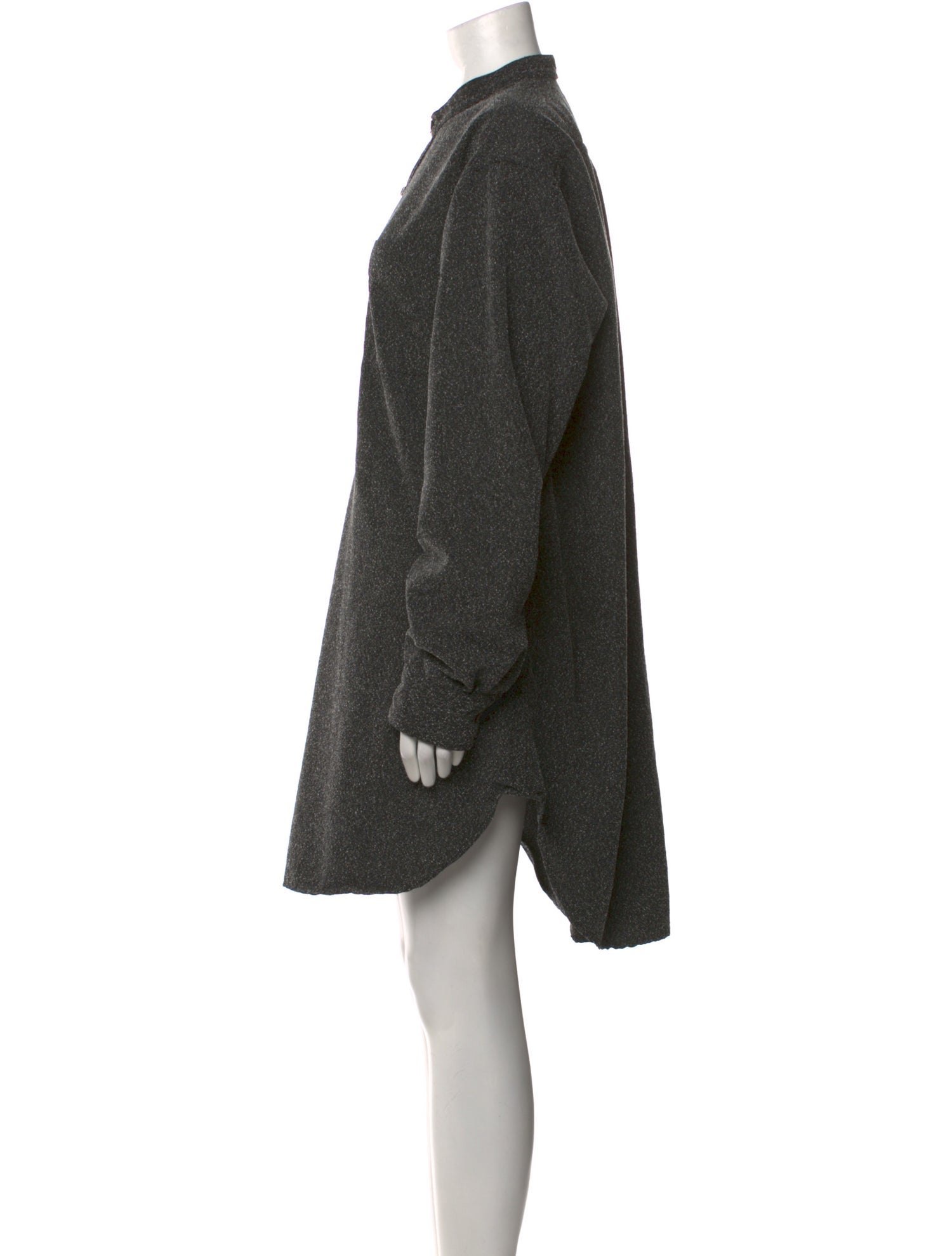 Engineered Garments Mock Neck Knee-Length Dress