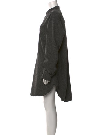 Engineered Garments Mock Neck Knee-Length Dress