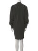 Engineered Garments Mock Neck Knee-Length Dress