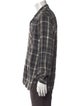 Engineered Garments Plaid Print Long Sleeve Western Shirt