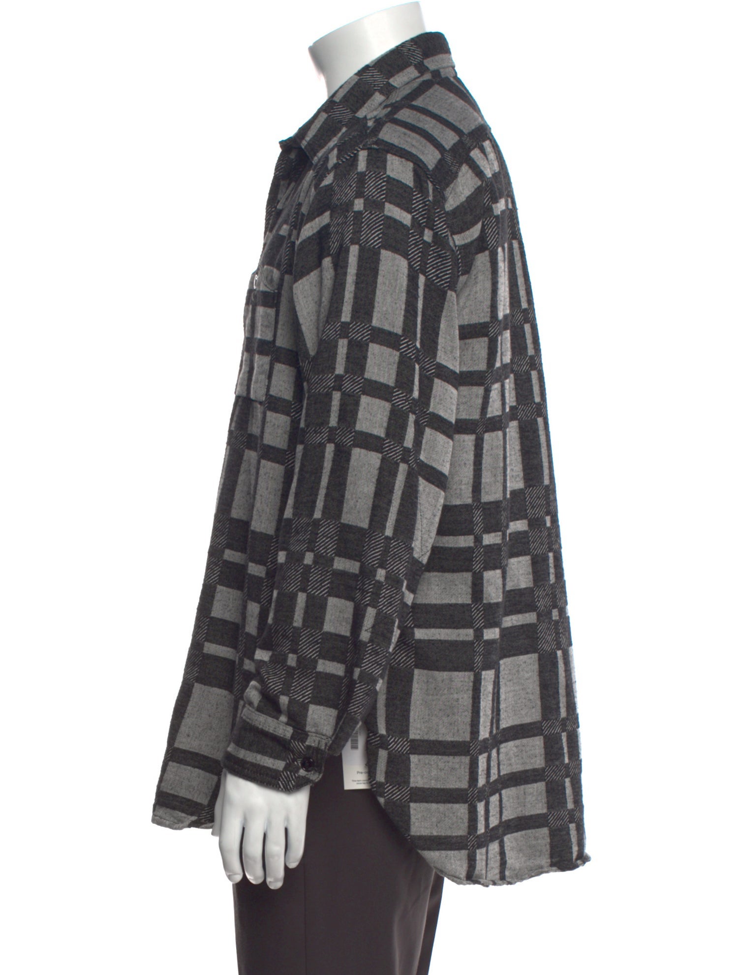 Engineered Garments Plaid Print Long Sleeve Shirt