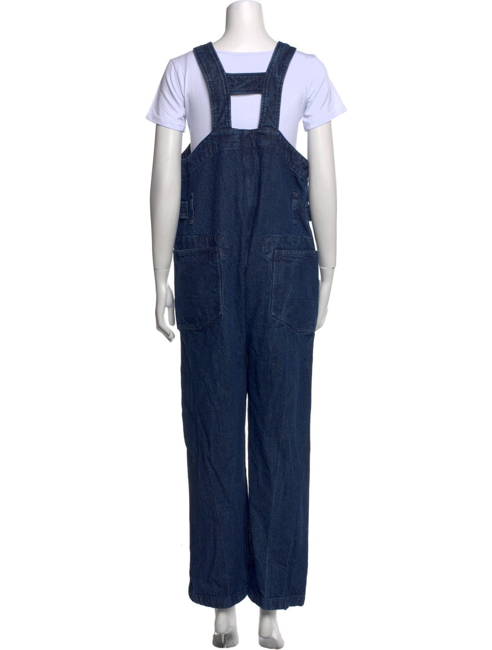 Engineered Garments Jumpsuit Blue Sleeveless with… - image 3