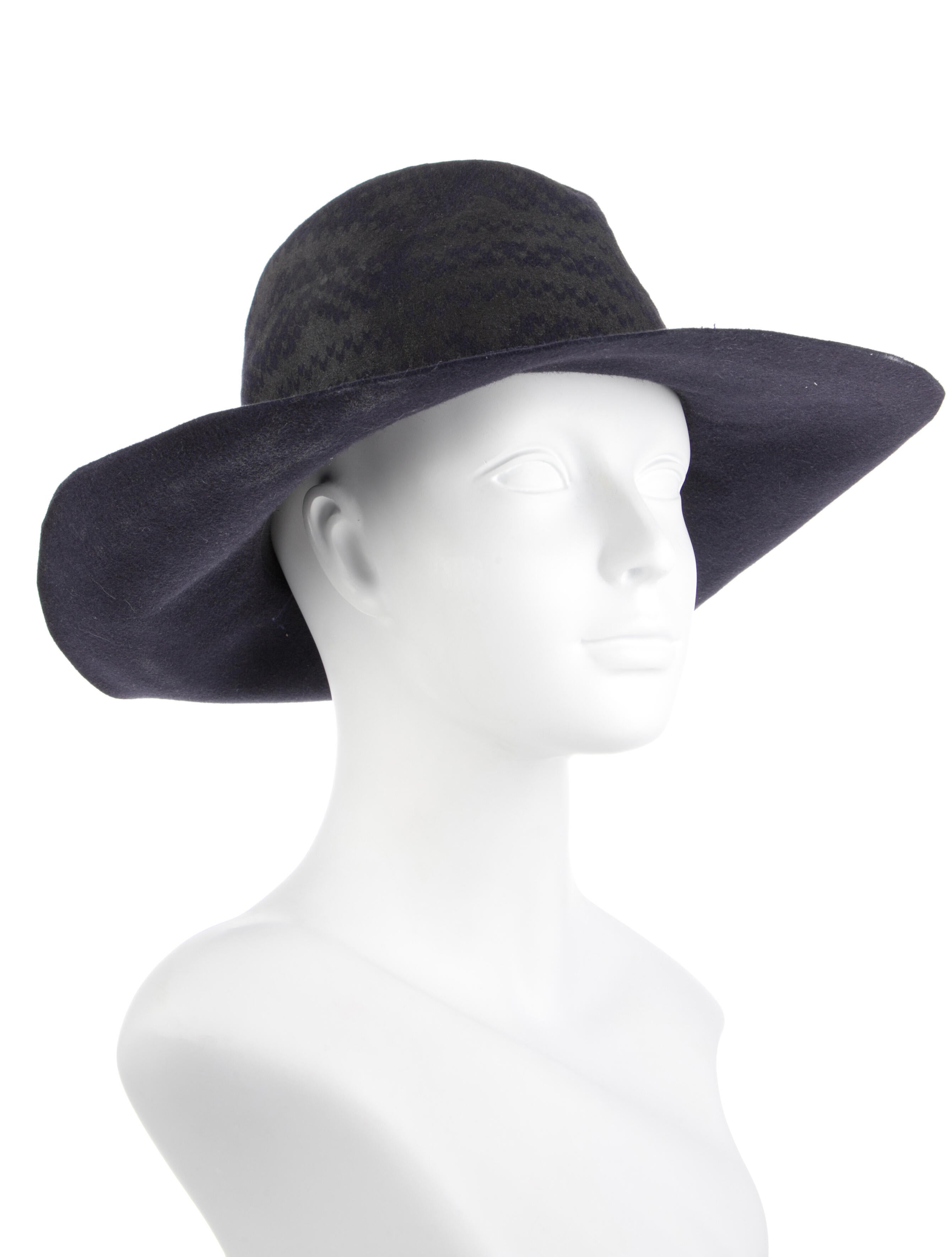 Engineered Garments wool hat pattern print