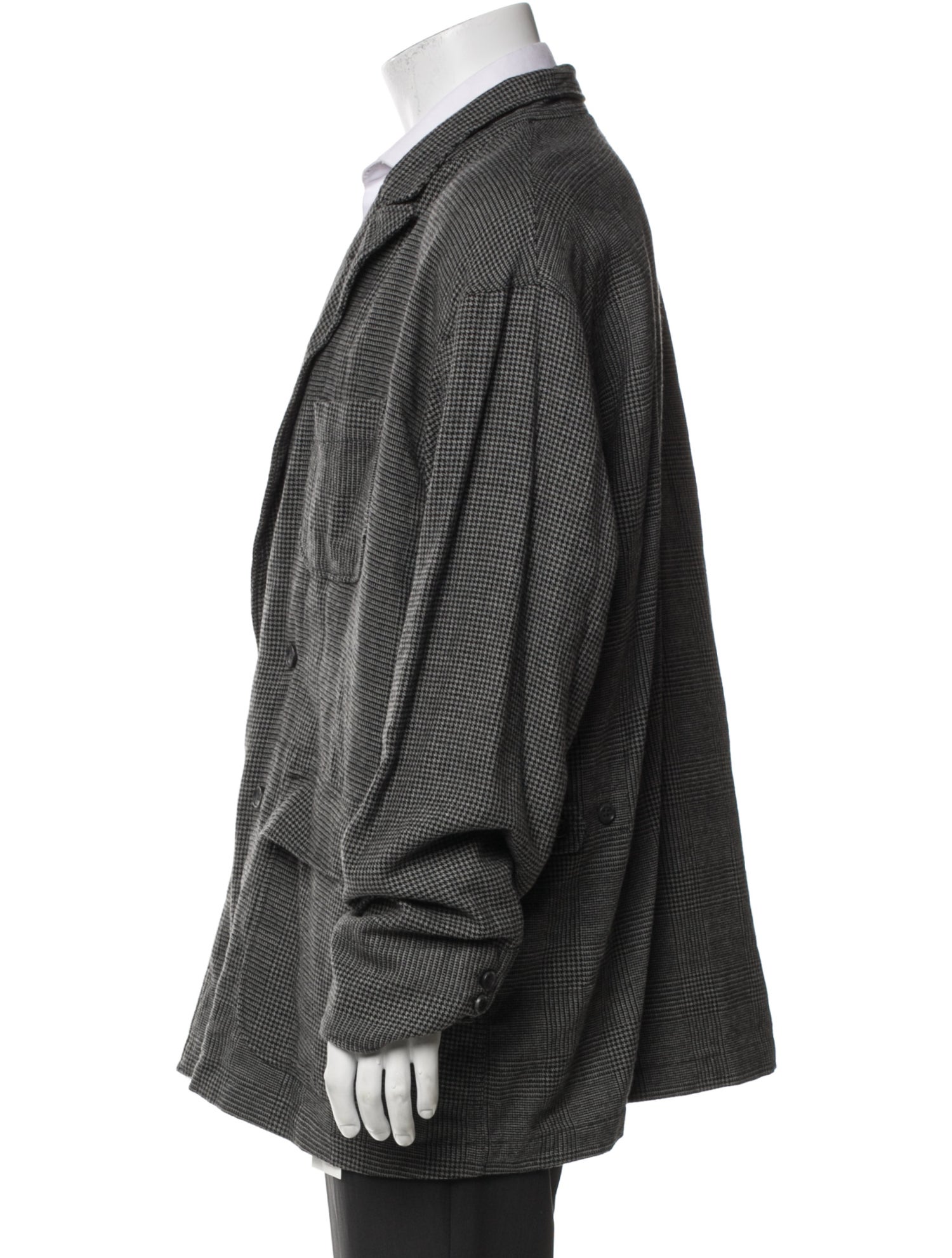 Engineered Garments Wool Plaid Print Parka