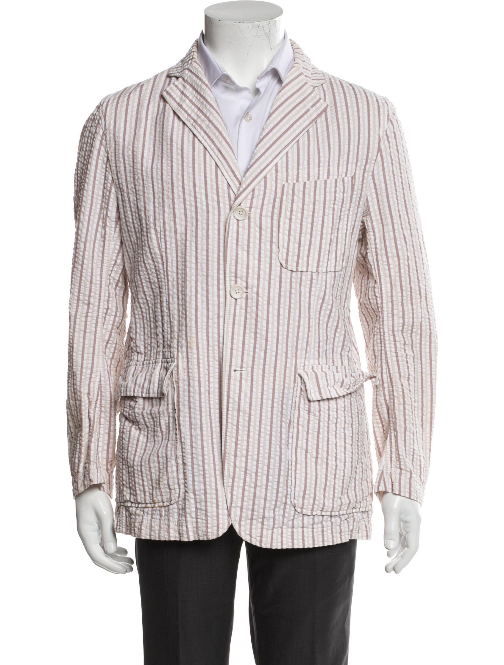 Engineered Garments Striped Jacket