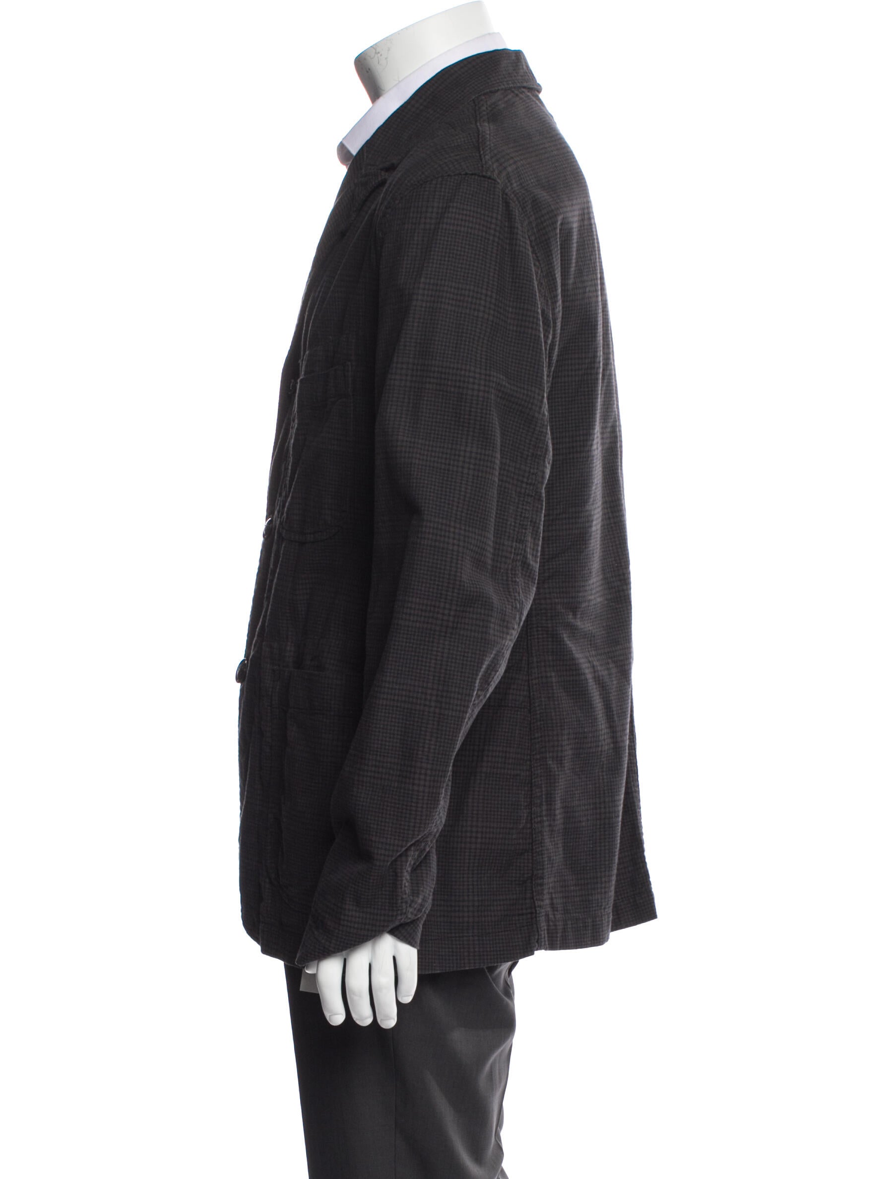 Engineered Garments Plaid Print Two-Piece Sport Coat