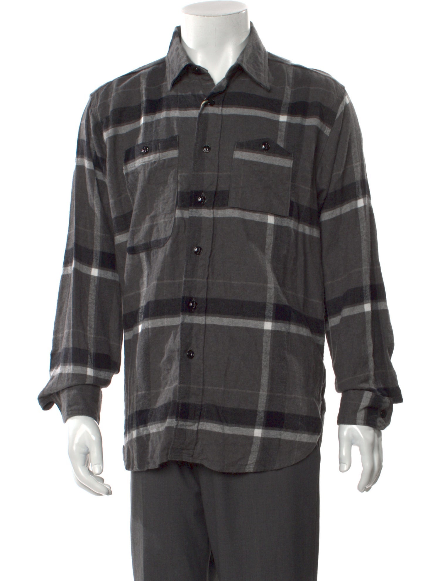 Engineered Garments Plaid Print Long Sleeve Shirt w/ Tags