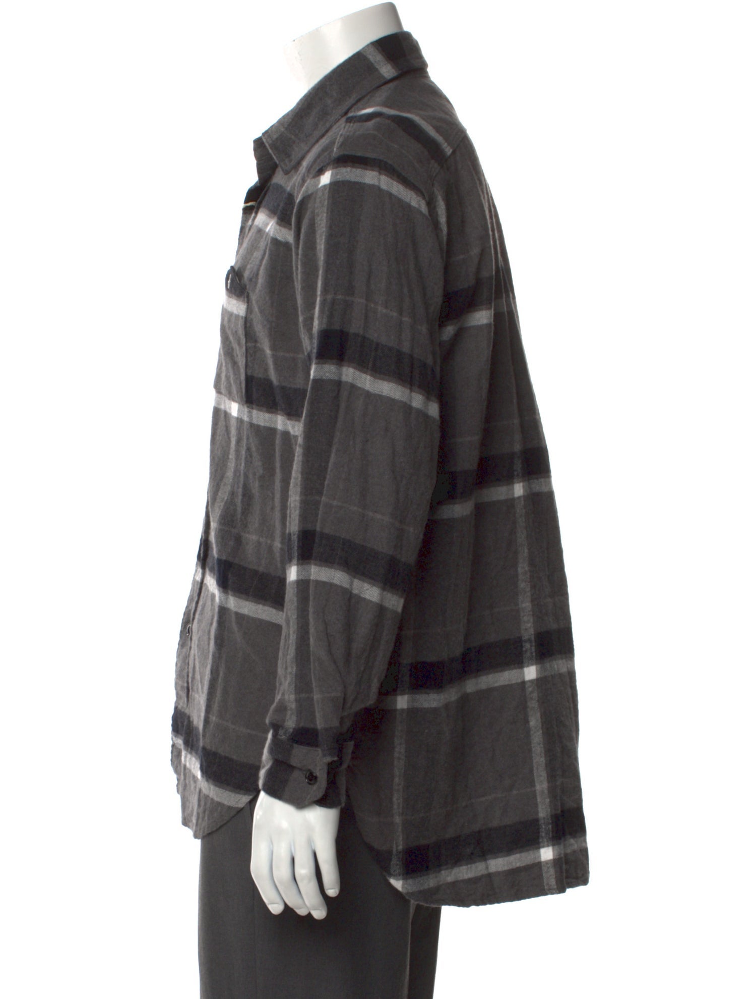 Engineered Garments Plaid Print Long Sleeve Shirt w/ Tags