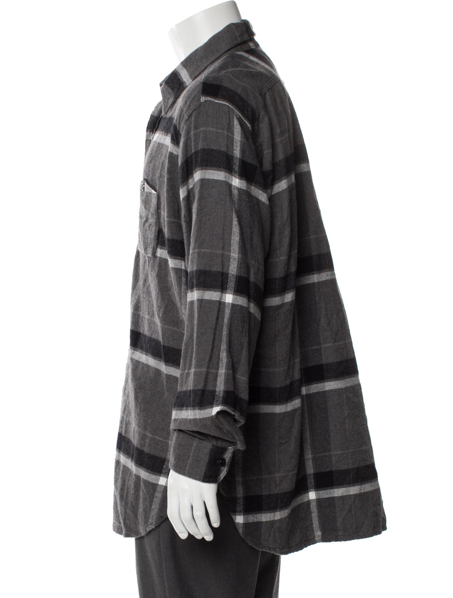 Engineered Garments Plaid Print Long Sleeve Shirt w/ Tags