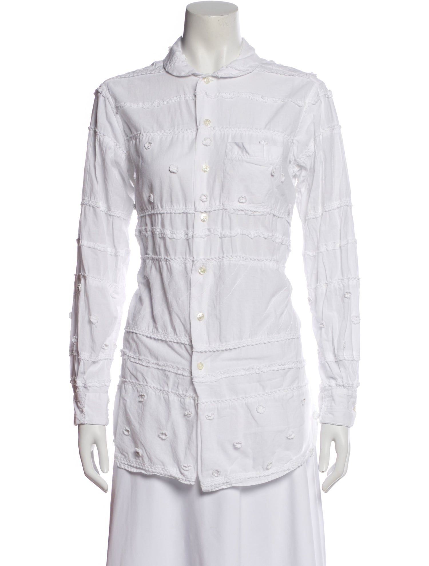 Engineered Garments Long Sleeve Button-Up Top
