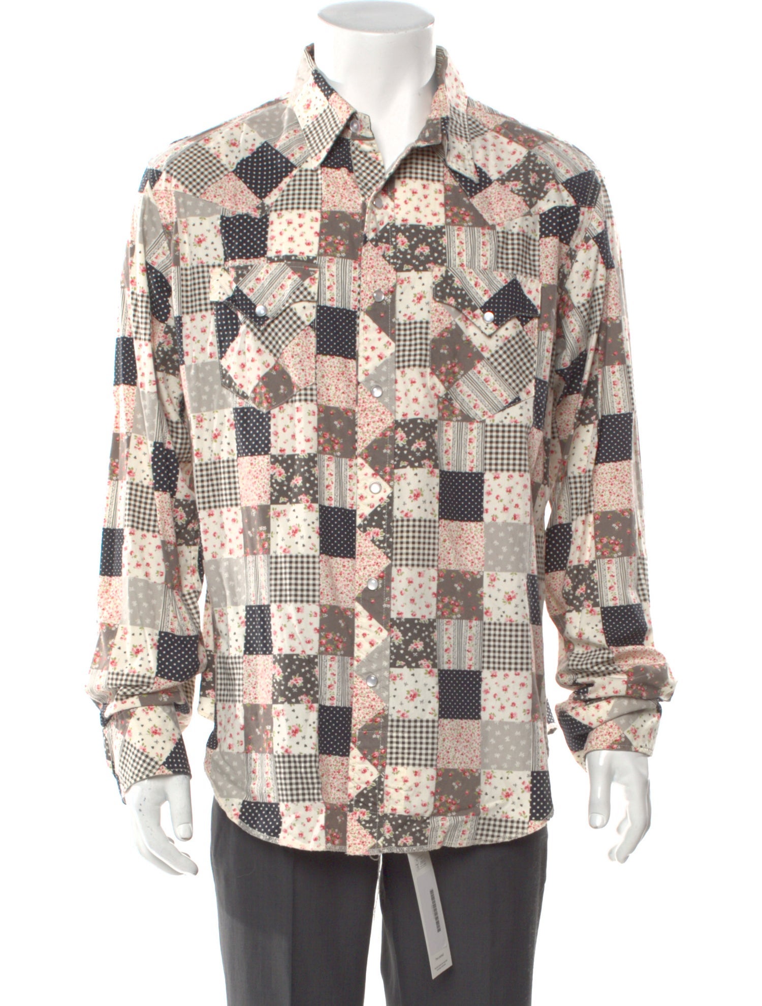 Engineered Garments Floral Print Long Sleeve Shirt