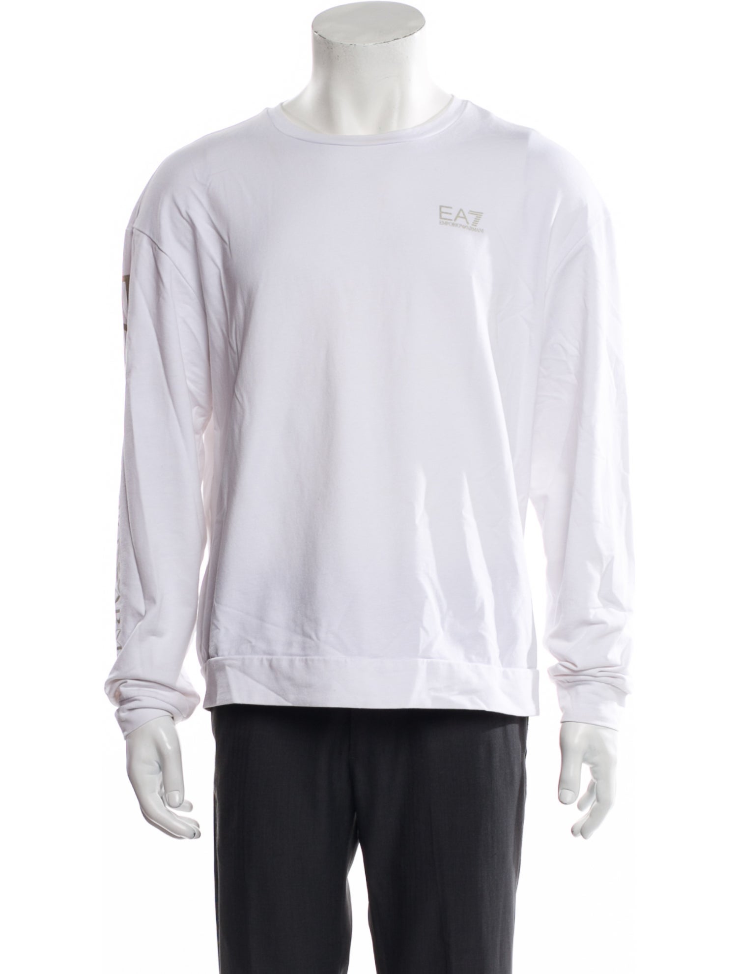 EA7 Emporio Armani Graphic Print Crew Neck T-Shirt