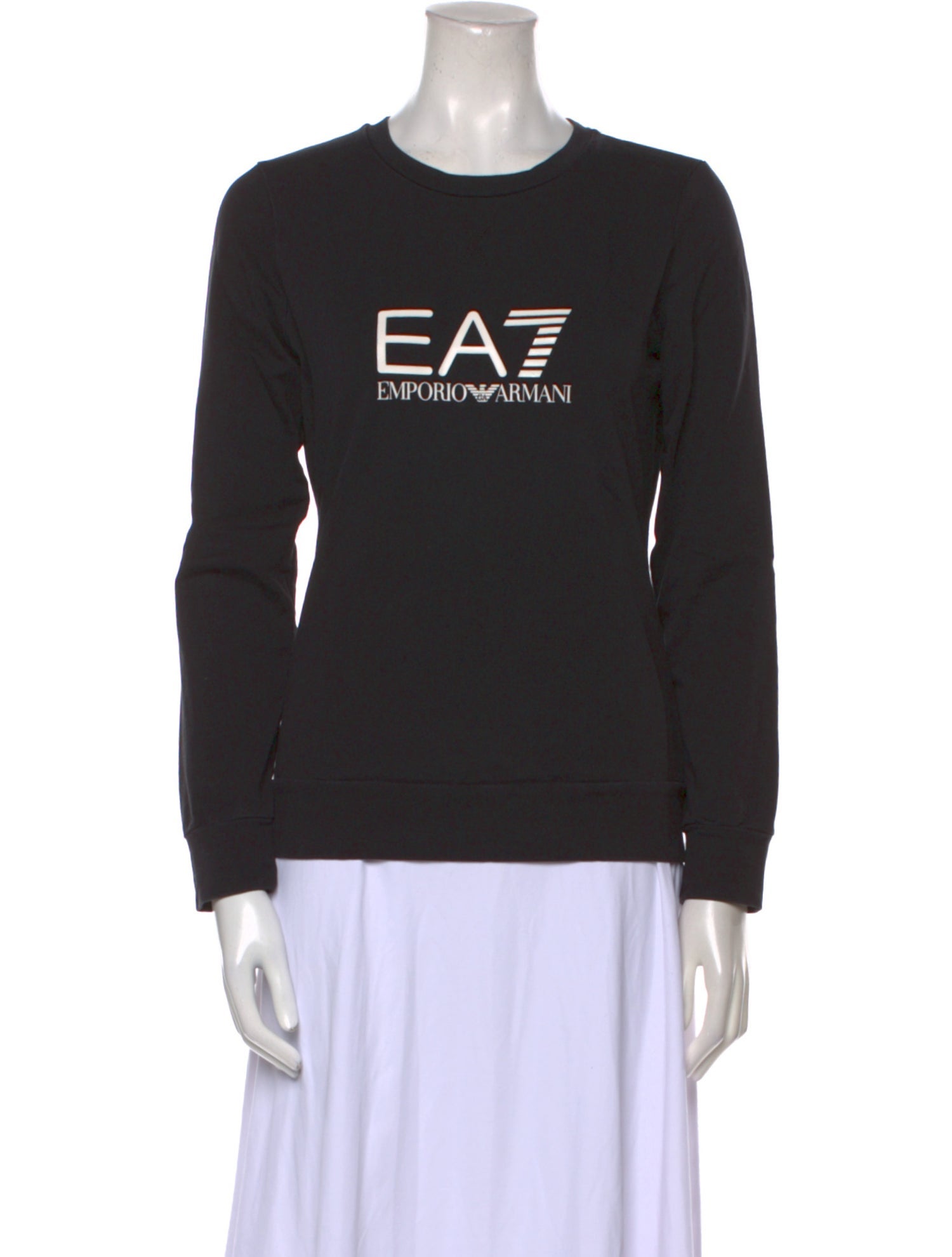 EA7 Emporio Armani Graphic Print Crew Neck Sweatshirt