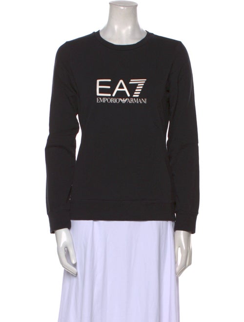 EA7 Emporio Armani Graphic Print Crew Neck Sweatshirt