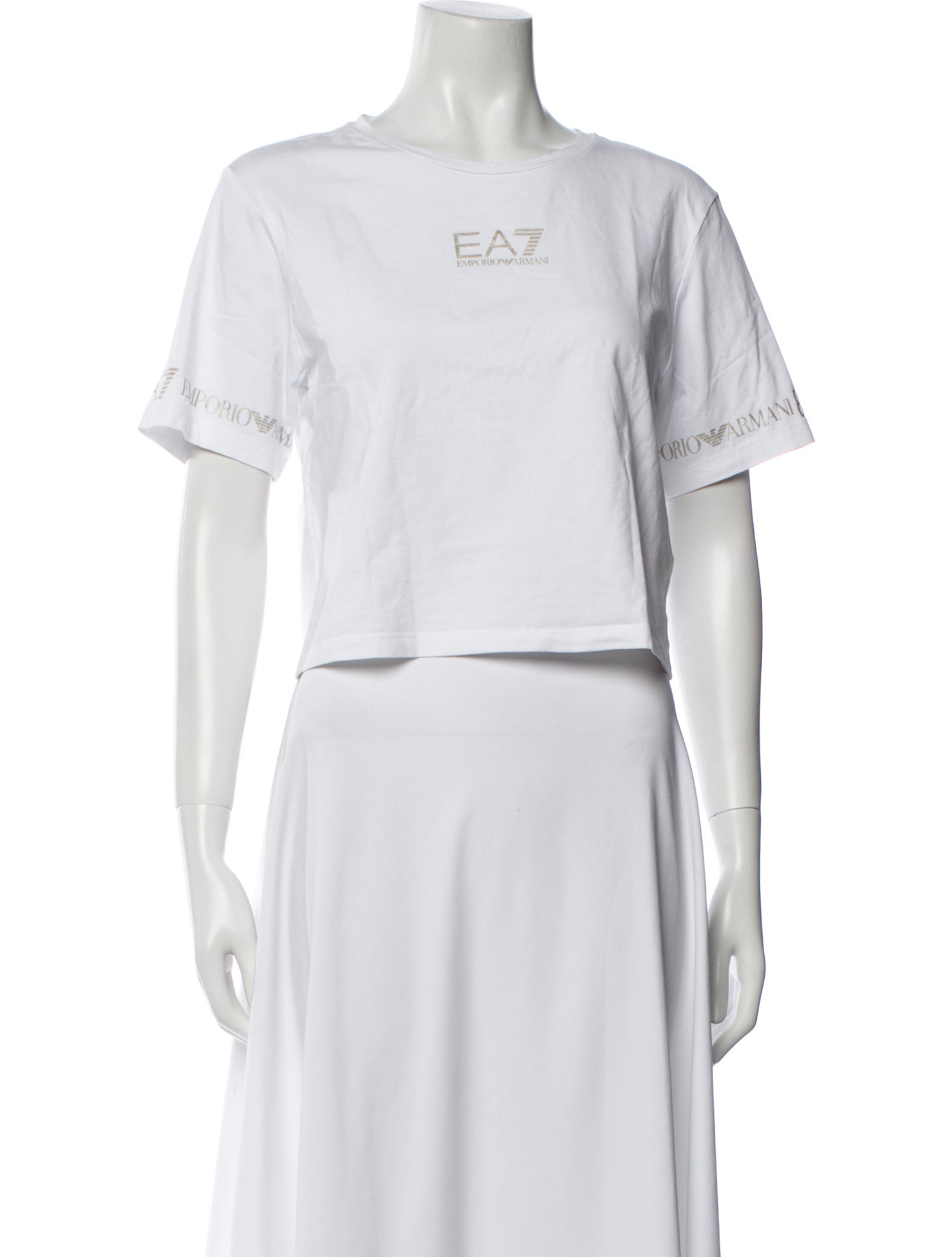 EA7 Emporio Armani Graphic Print Crew Neck T-Shirt