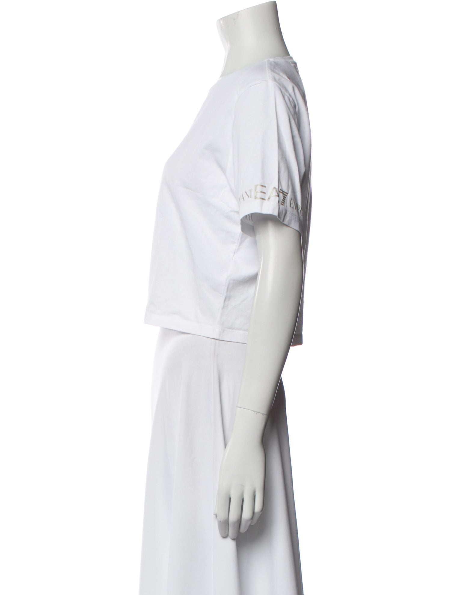 EA7 Emporio Armani Graphic Print Crew Neck T-Shirt