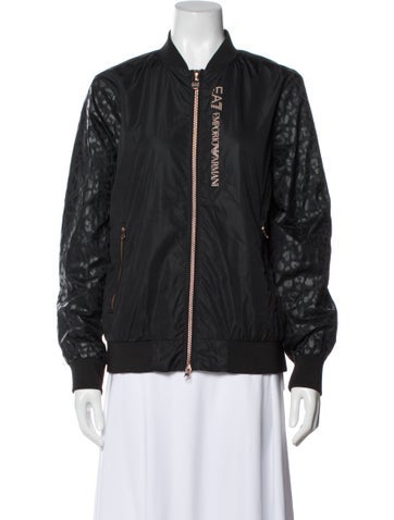 Pre-owned Ea7 Bomber Jacket In Gray