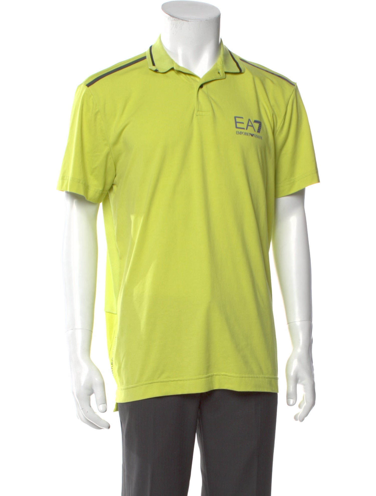 EA7 Emporio Armani Collar Short Sleeve Polo Shirt