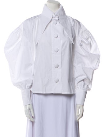 Elzinga Long Sleeve Button-Up Top