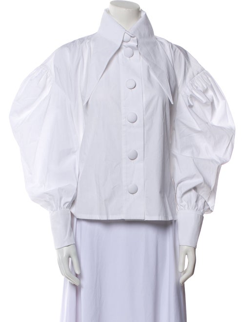 Elzinga Long Sleeve Button-Up Top