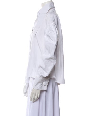 Elzinga Long Sleeve Button-Up Top