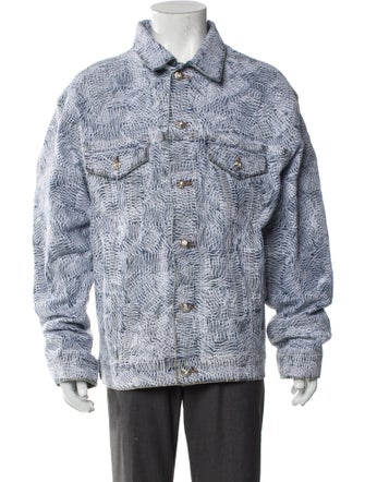 EARTHLING VIP Printed Denim Jacket