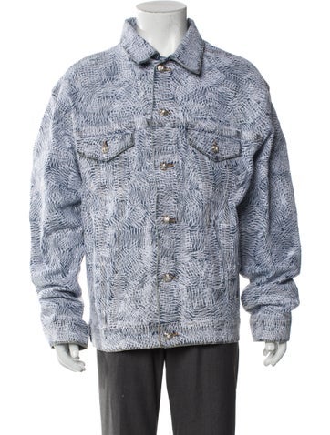 Earthling VIP Outerwear Printed Denim Jacket XXL