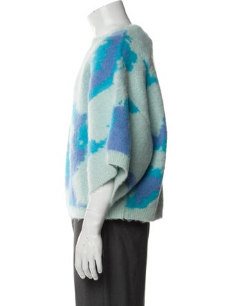 EARTHLING VIP Mohair Tie-Dye Print Pullover