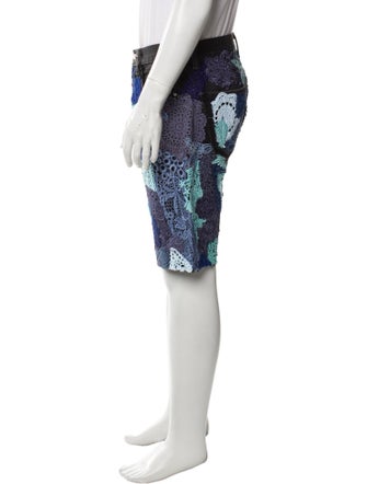 EARTHLING VIP Floral Print Athletic Shorts