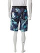 EARTHLING VIP Floral Print Athletic Shorts